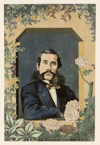 Porträt des verstorbenen Ministers Okubo Toshimichi