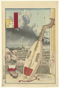 Suijin-Wald am Sumida-Fluss von Kobayashi Kiyochika