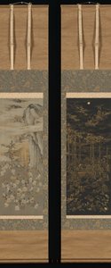 Die Sonnengöttin Amaterasu aus einer Höhle locken, Tod des historischen Buddha..., spätes 19. Jahrhundert