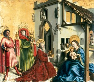 Anbetung der Könige, ca. 1444 von Konrad Witz