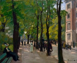 Königin-Augusta-Straße am Calandrelli-Platz in Berlin von Konrad von Kardorff