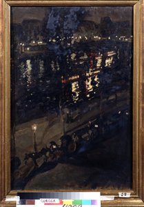 Paris bei Nacht von Konstantin Alekseevich Korovin