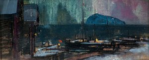 Das Nordlicht in Norwegen, 1902 von Konstantin Alekseevich Korovin