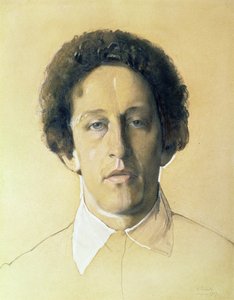 Porträt von Aleksandr Aleksandrovich Blok (1880-1921)