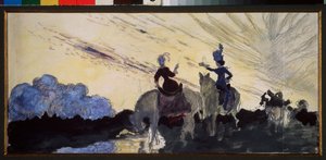 Ein Spaziergang von Konstantin Andreevic Somov
