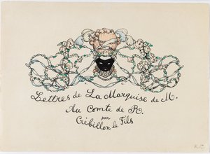 Vignette aus Le Livre de la Marquise, 1907 von Konstantin Andreevic Somov