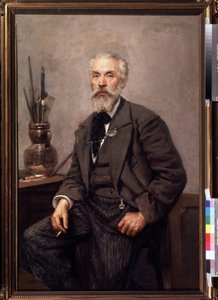Porträt des Künstlers K. Savitsky