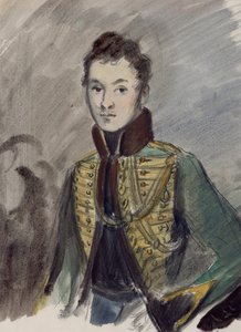 Nikolai Rostov. Illustration für den Roman Krieg und Frieden von Leo Tolstoi