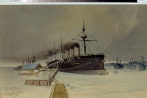 Der gepanzerte Kreuzer Rossia von Konstantin Vasilyevich Isenberg