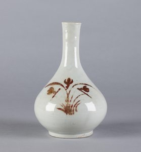 Flasche mit Blumendesign, Yi-Dynastie