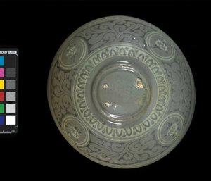 Schale mit Kranichen und Wolken, ca. 1150-1200