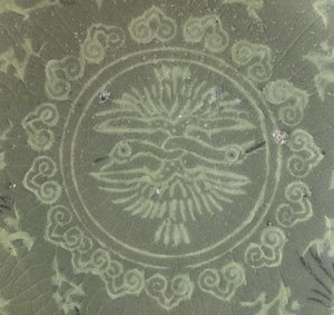 Schale mit Kranichen und Wolken, ca. 1150-1200