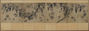 Weinrebe, Korea, Choson-Periode von Korean School