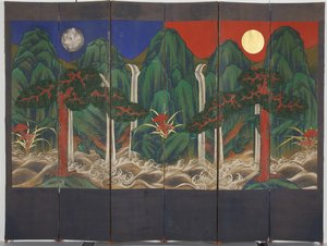 Landschaft von Korean School