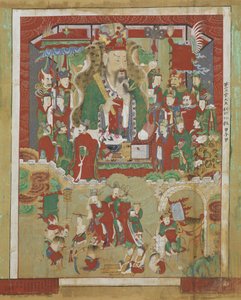 Ogwan, der vierte König der Hölle, 1798 von Korean School