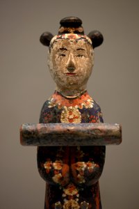 Dekorative Figur eines Grabes