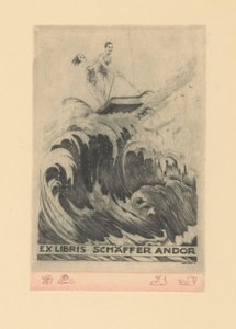 Ex libris von Andor Schäffer