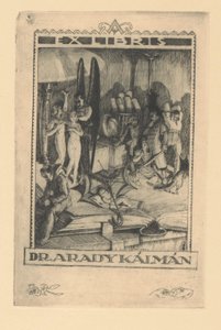 Ex libris von Arady Kálmán