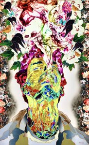Surrealer blühender Geist