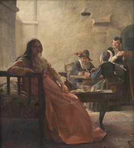 Leonora Christina im Gefängnis von Kristian Zahrtmann