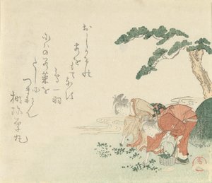 Zwei Mädchen sammeln Neujahrskräuter, 1797