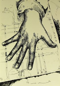 Architektonische Handskizze