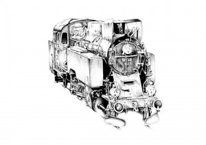 Klassische Dampflokomotive