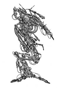 Futuristische robotische Anatomie