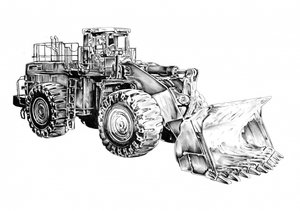 Schwerer Industrielader