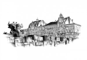 Historische Stadtskizze von Kulik
