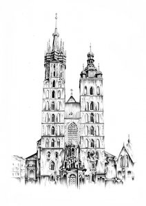 Historische Krakauer Kathedrale