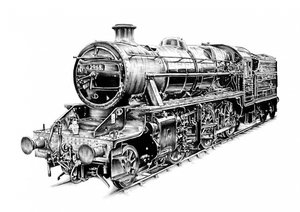 Historische Dampflokomotive