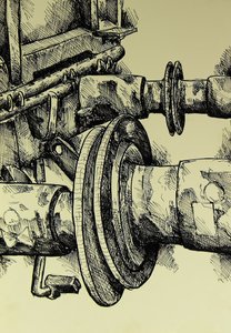 Industrielle Maschinendetail