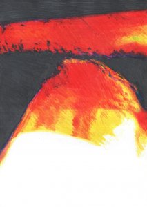 Glühende Lava