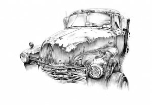 Rostiger Vintage Truck