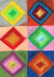 Lebendige geometrische Diamanten