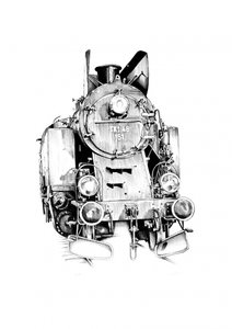 Vintage Dampflokomotive