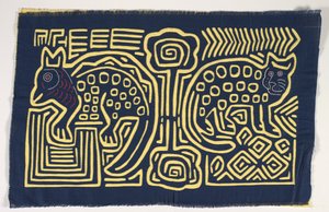 Hemdplatte (Mola), ca. 1950 von Kuna Indian Culture