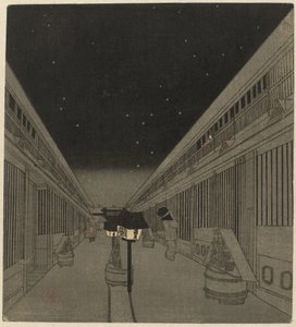 Yoshiwara bei Nacht von Kunisada (II) , Utagawa