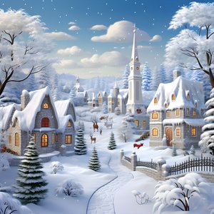 3D Schneewittchen Weihnachten