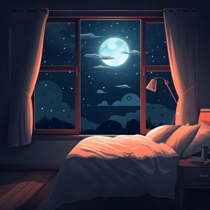 Szene eines großen Fensters in einem Schlafzimmer der unteren Ebene