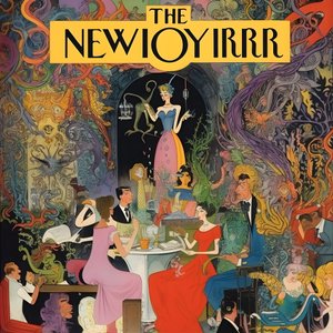 farbenfrohes New Yorker Cover