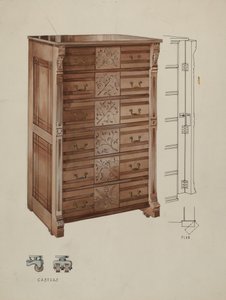 Highboy, ca. 1936
