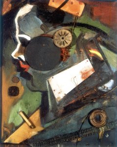 Merzbild 1A (Der Doktor)