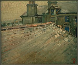Ohne Titel (Hausdächer in Douglas, Isle of Man)