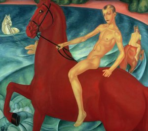 Das Baden des Roten Pferdes, 1912