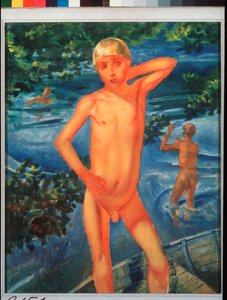 Badende Jungen von Kuzma Sergeevich Petrov Vodkin