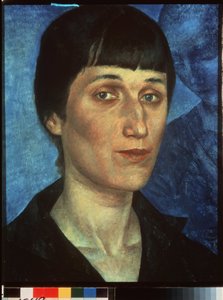 Porträt der Dichterin Anna Achmatowa