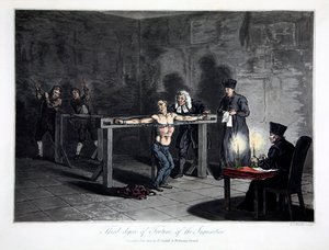 Dritte Stufe der Folter der Inquisition, 1813 von LC Stadler