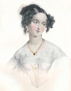 Mary Teresa, Ehefrau des sechzehnten Earl of Shrewsbury, 1834 von L Mansion